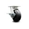 Service Caster 5 Inch Kingpinless Rubber on Steel Wheel Swivel Caster with Brake SCC-KP30S520-RSR-SLB - alternate 1